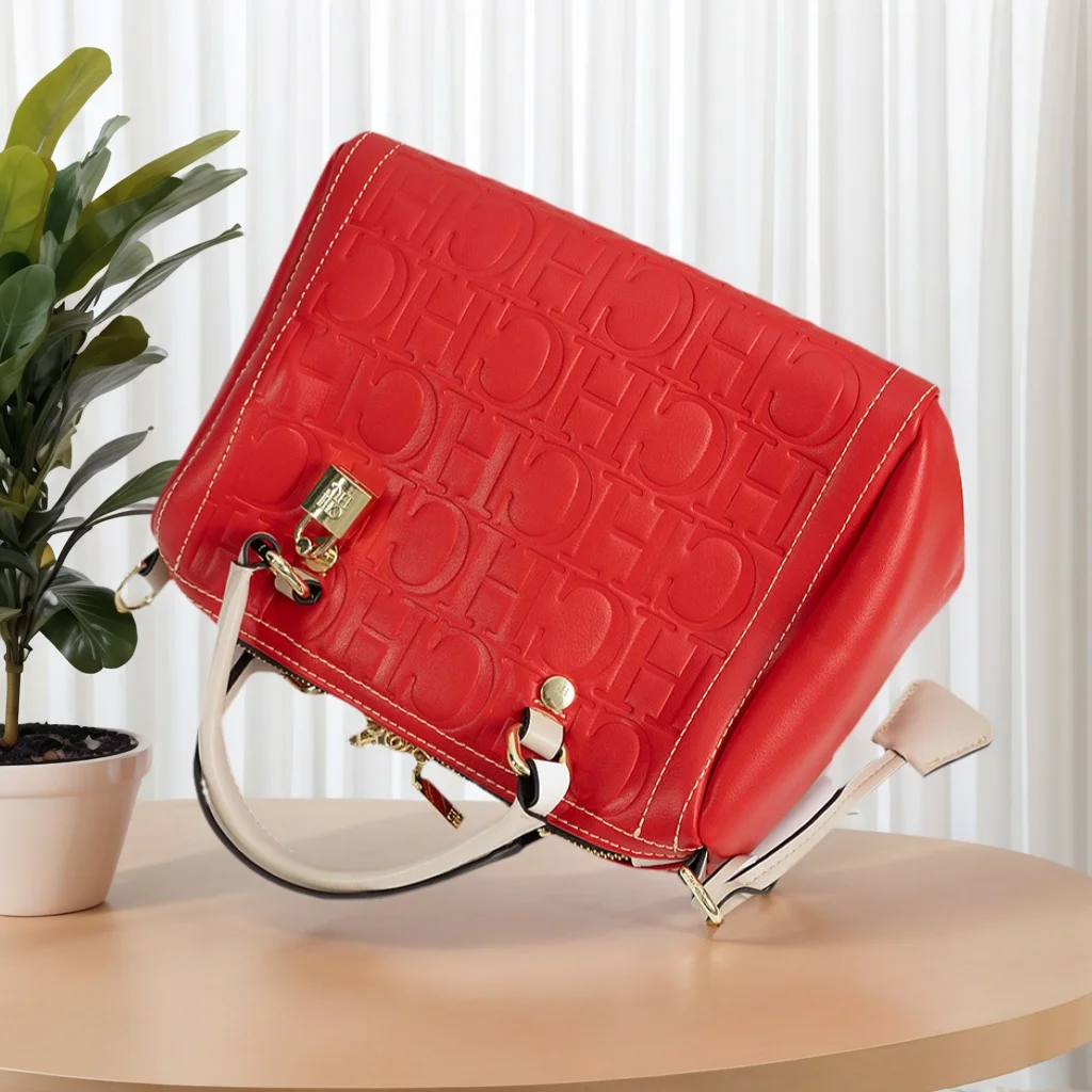 CH Autumn/Winter Christmas Fashion PU Material Lock Lock Design Women's Crossbody Bag 2025 Designer New Handbag Trendy Brand - Image 6