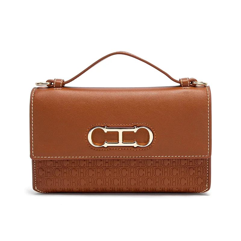 CH Crossbody Bag Brand Women's Bag Letter Print Leather Compact Elegant Handbag Tote Bag Exquisite Fashion Women's Bag - Image 2